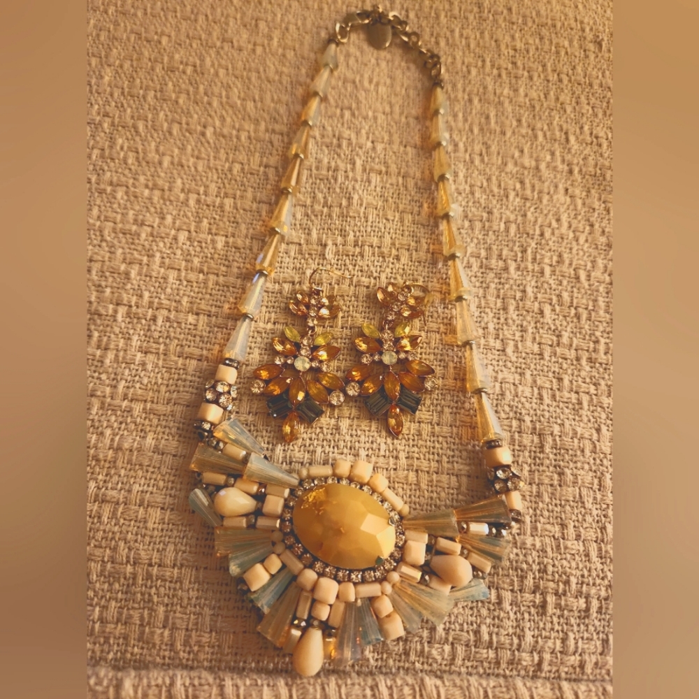 Necklace and earrings